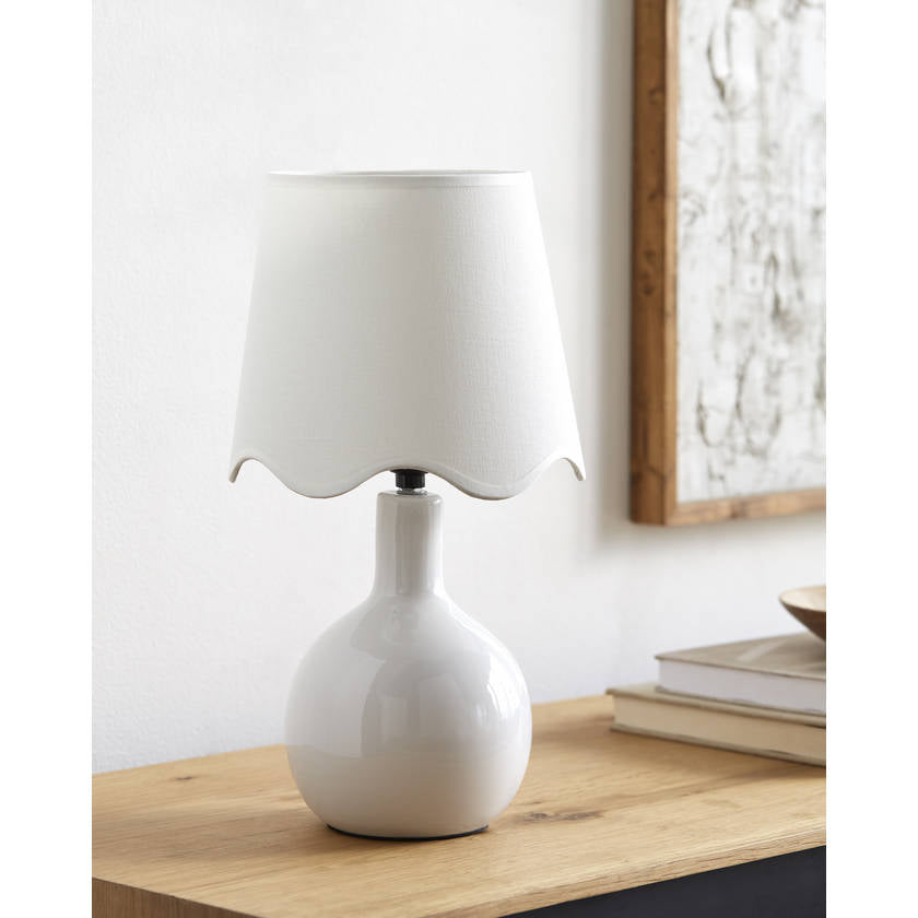 Rondy Rustic White Table Lamp
