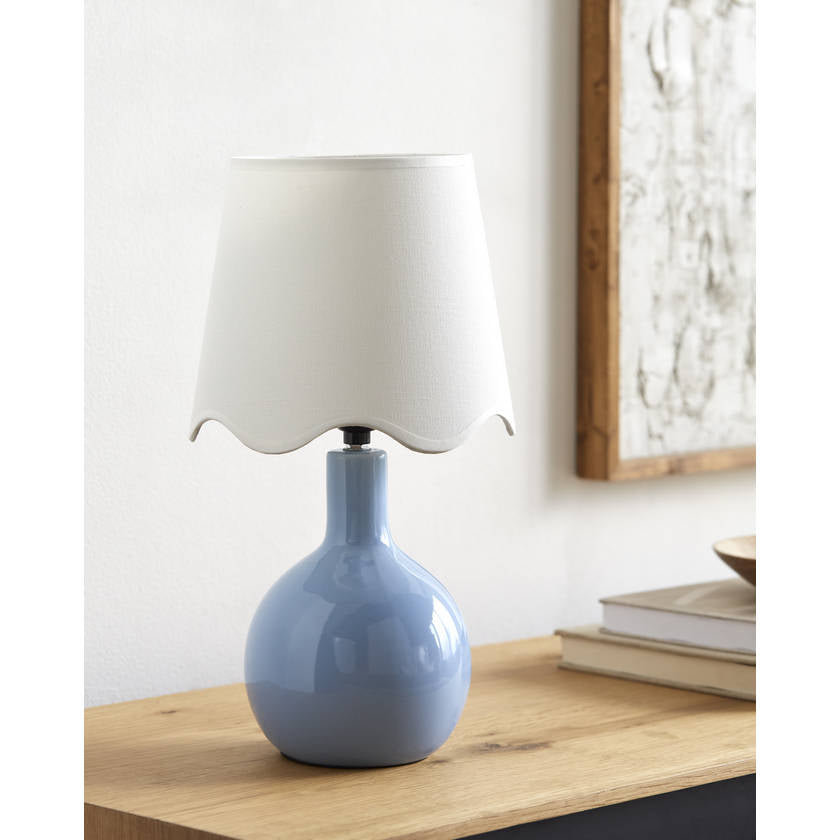 Rondy Rustic Blue/White Table Lamp
