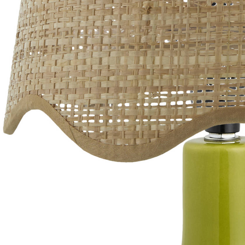Rondy Rustic Green Table Lamp