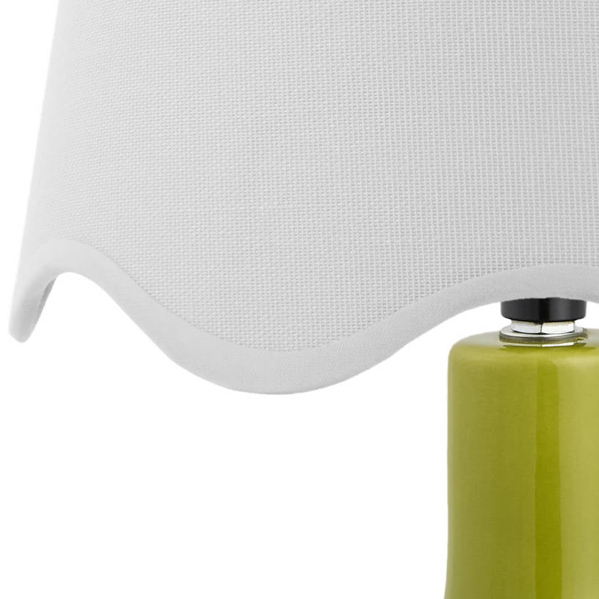 Rondy Rustic Green/White Table Lamp