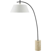 Renny Traditional Black/Beige Floor Lamp