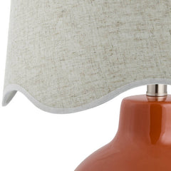 Tereza Rustic Red/Wheat Table Lamp