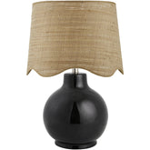 Tereza Rustic Black Table Lamp