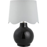 Tereza Rustic Black/White Table Lamp