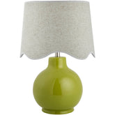 Tereza Rustic Green/Wheat Table Lamp