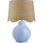 Tereza Rustic Blue Table Lamp