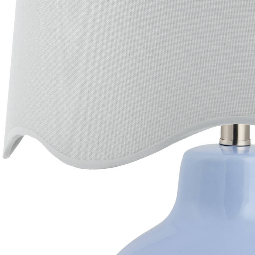 Tereza Rustic Blue/White Table Lamp