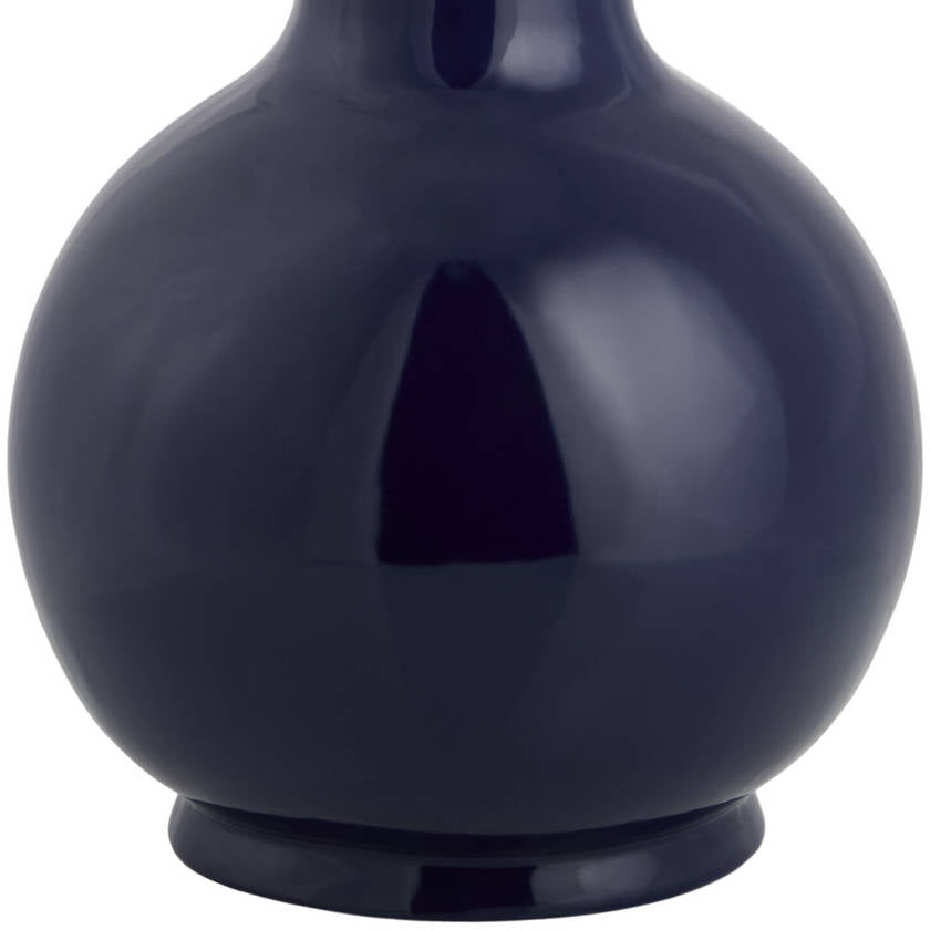 Tereza Rustic Dark Blue/White Table Lamp