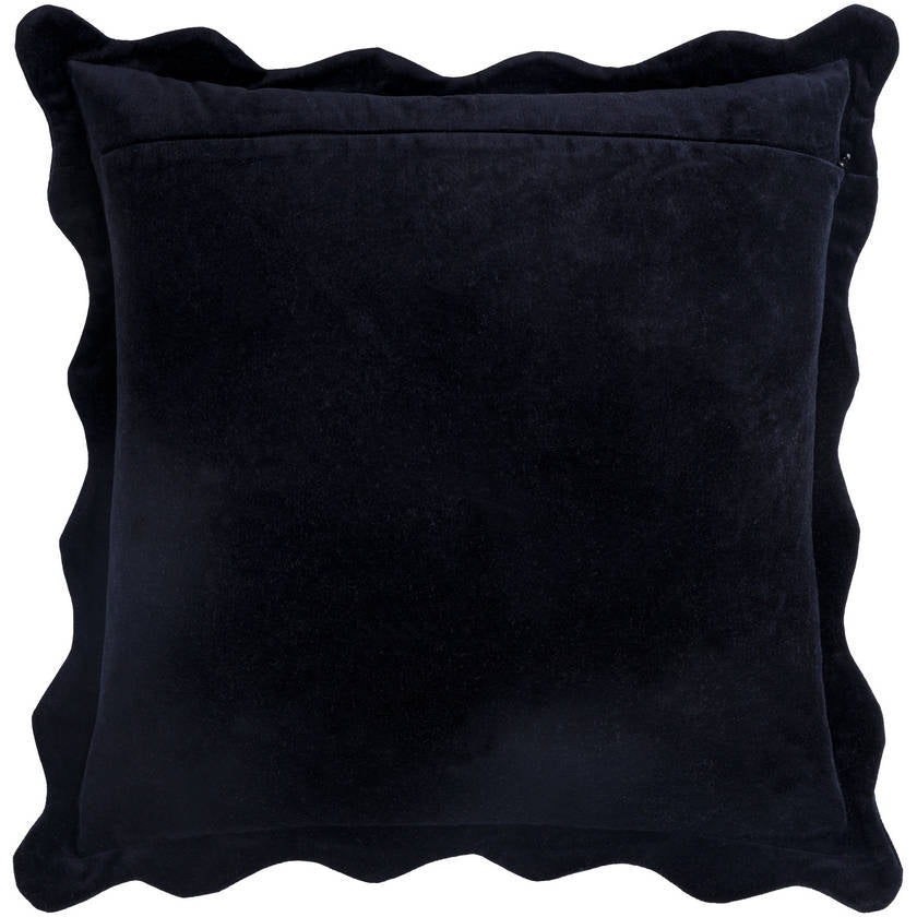 Vanessia Black Pillow Cover
