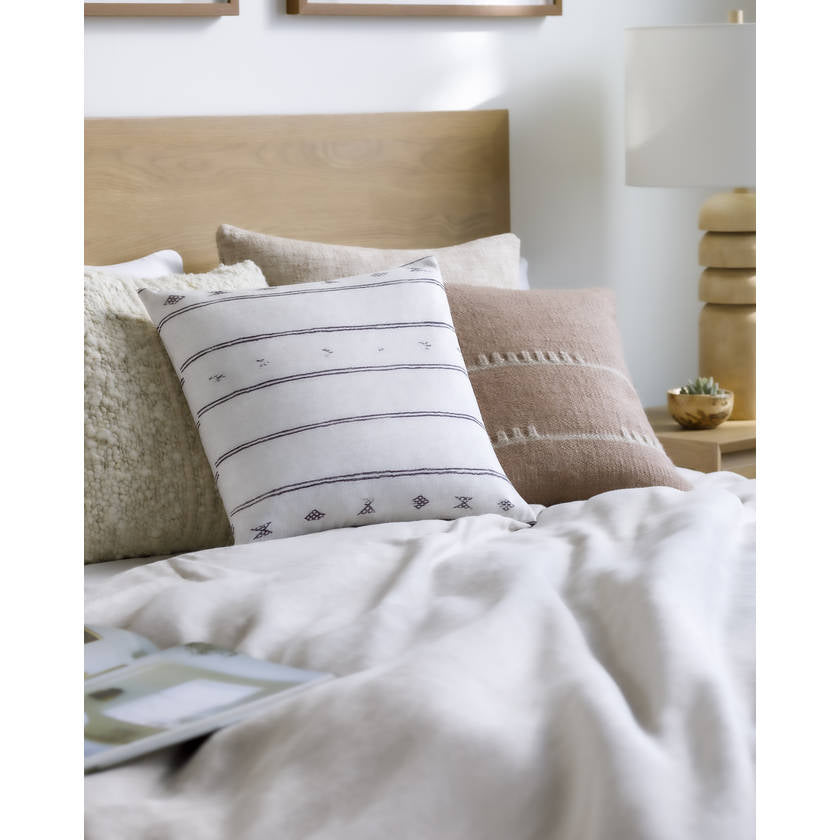 Stetson White Pillow Cover