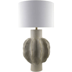 Jaryd Rustic Light Gray Table Lamp