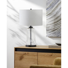Suly Rustic Black Table Lamp