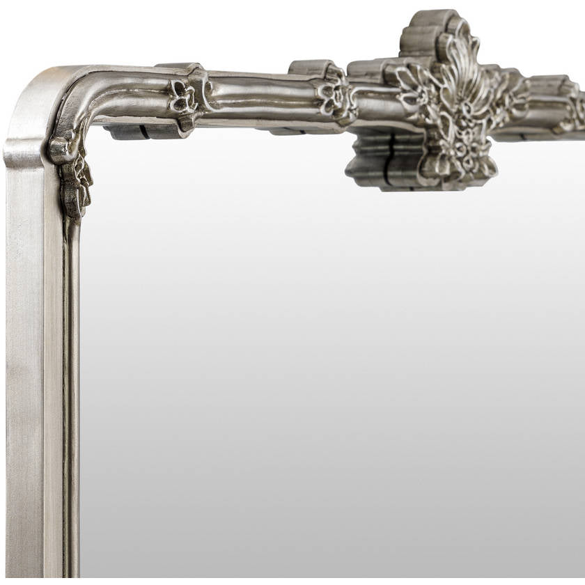 Morgen Traditional Metallic - Silver Wall Mirror