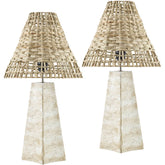 Durand Modern Brown/Light Gray Table Lamp