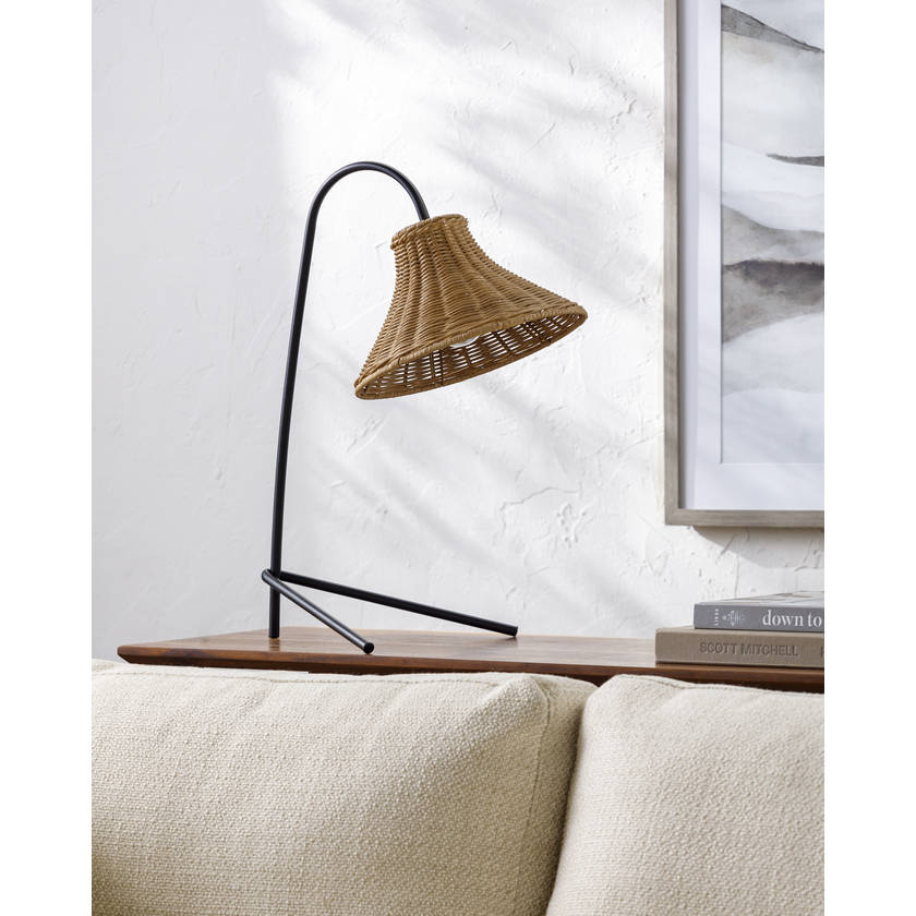 Liliana Rustic Black Table Lamp