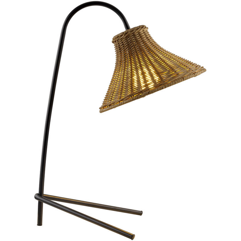 Liliana Rustic Black Table Lamp