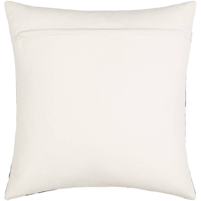 Chazz White/Black Pillow Cover