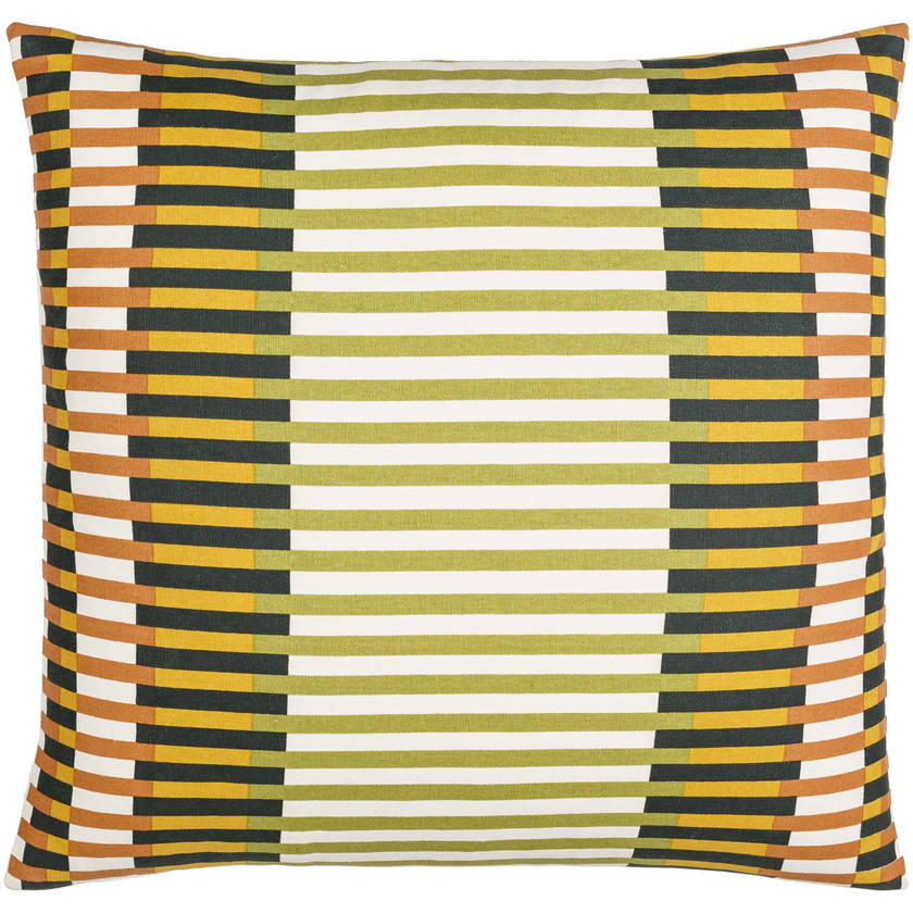 Kalon Cream/Orange Pillow Cover