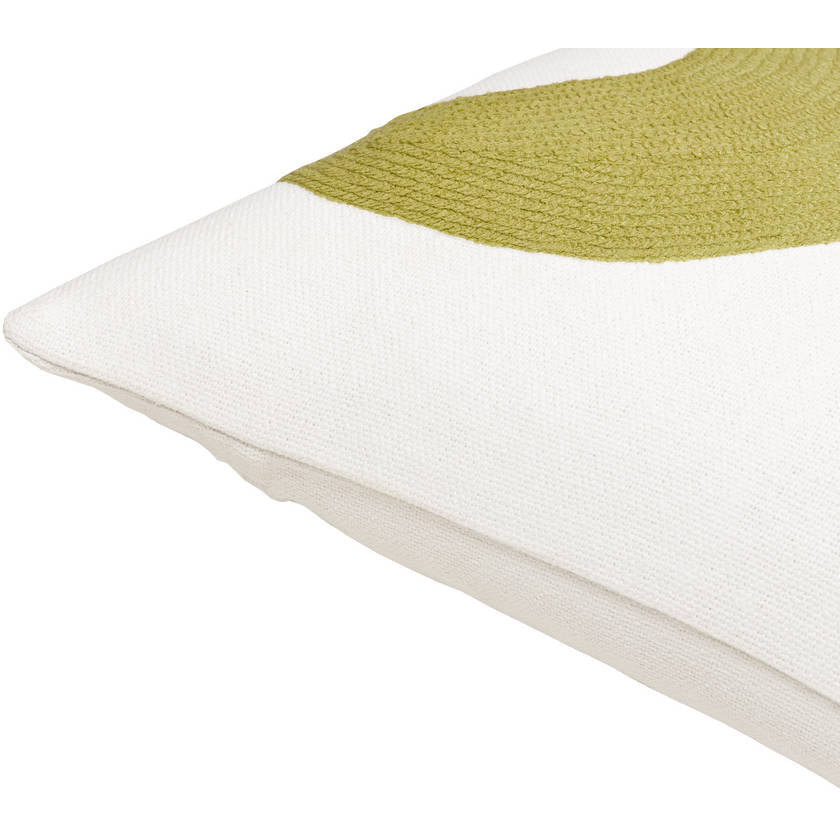 Toribio Black/Grass Green Pillow Cover