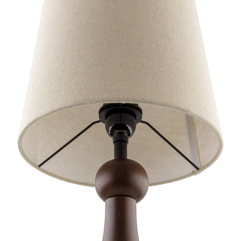 Edgardo Modern Dark Brown Table Lamp