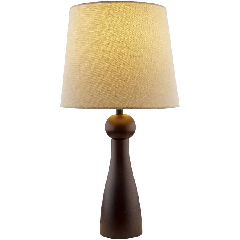 Edgardo Modern Dark Brown Table Lamp