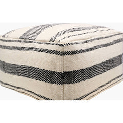 Nehemiah Cream/Black Pouf