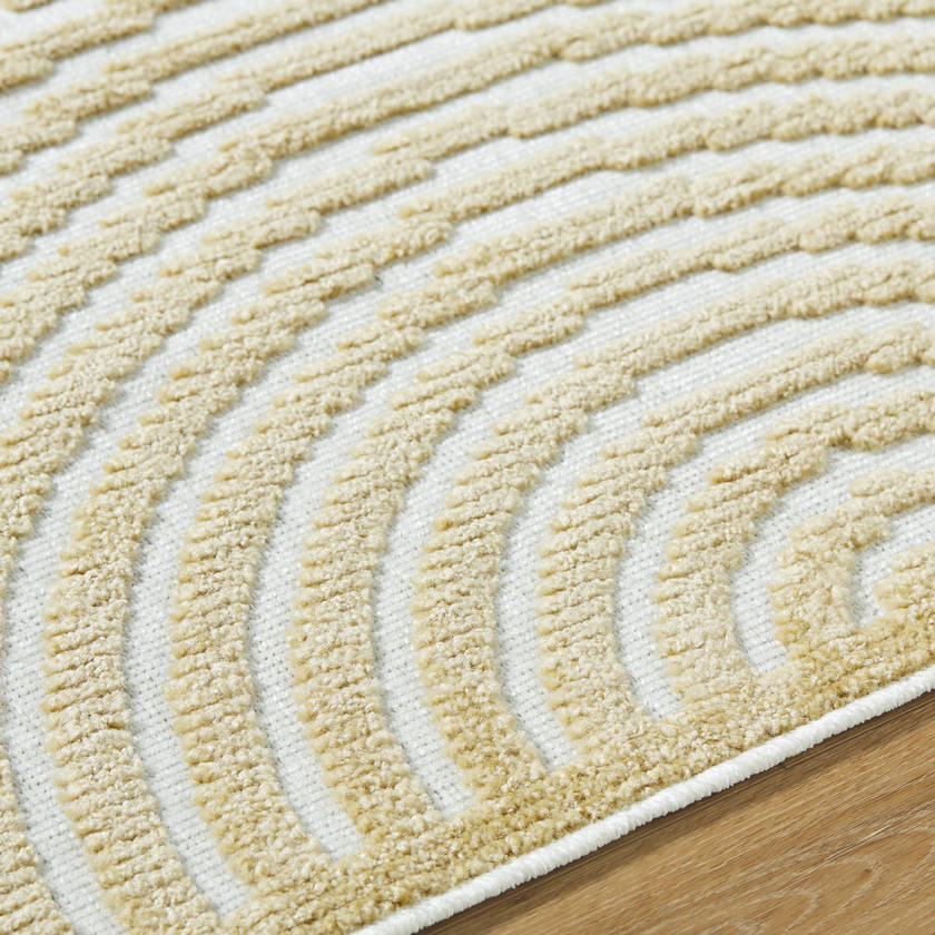 Carter Lake Modern Mustard Washable Area Rug