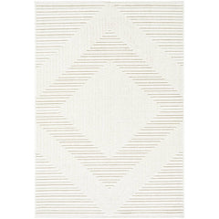 Carissa Modern White Washable Area Rug