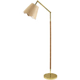McCaskill Modern Metallic - Brass Floor Lamp