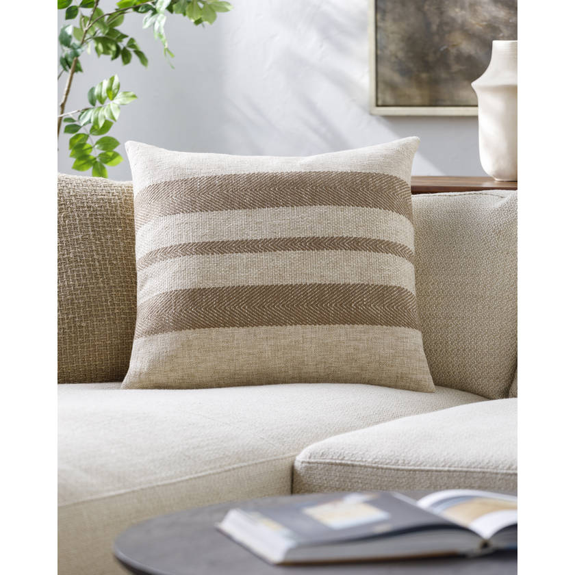 Chantile Brown Pillow Cover