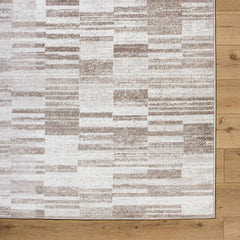 Keyatta Modern Dark Brown Area Rug