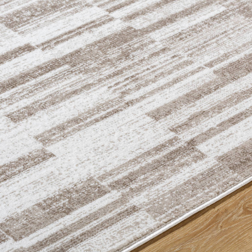 Keyatta Modern Dark Brown Area Rug