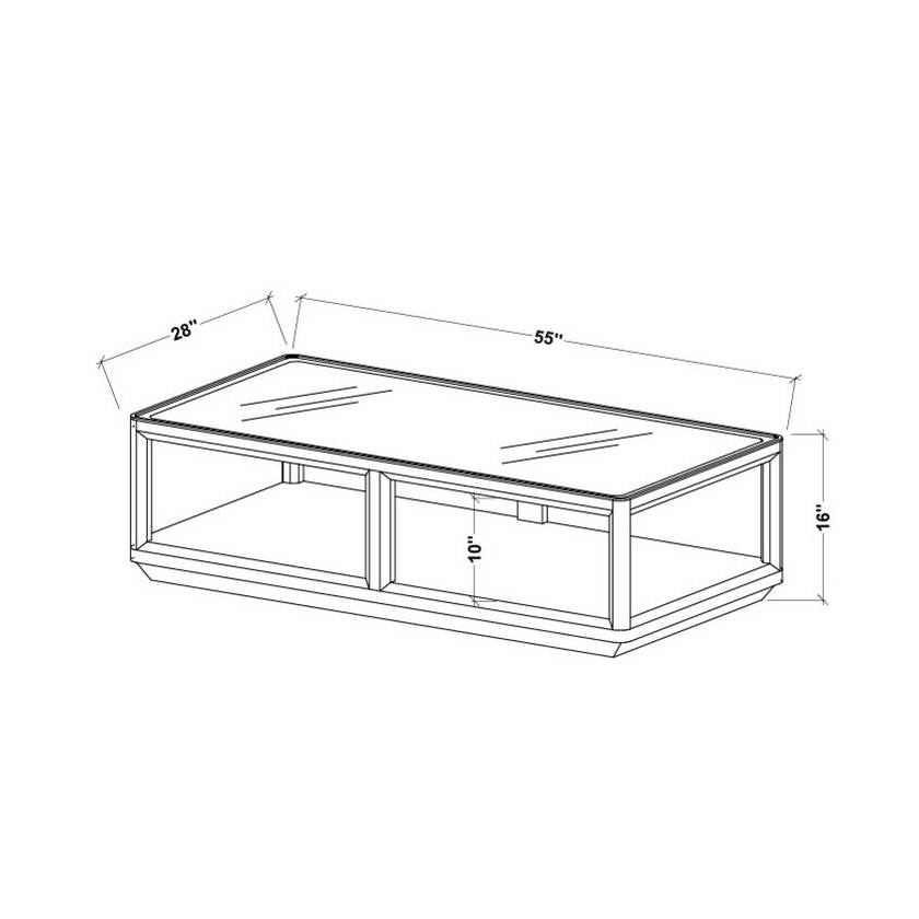 Noe Wheat Coffee Table