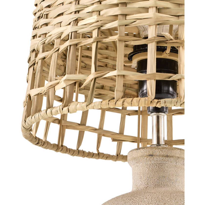 Michiko Modern Cream Table Lamp