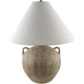 Laurence Traditional Gray/White Table Lamp