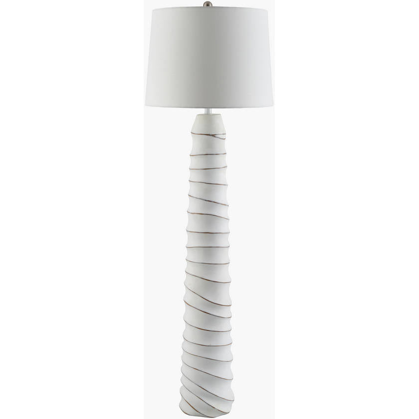 Averill Traditional White Floor Lamp