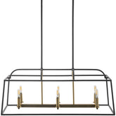 Laya Rustic Black Ceiling Lighting