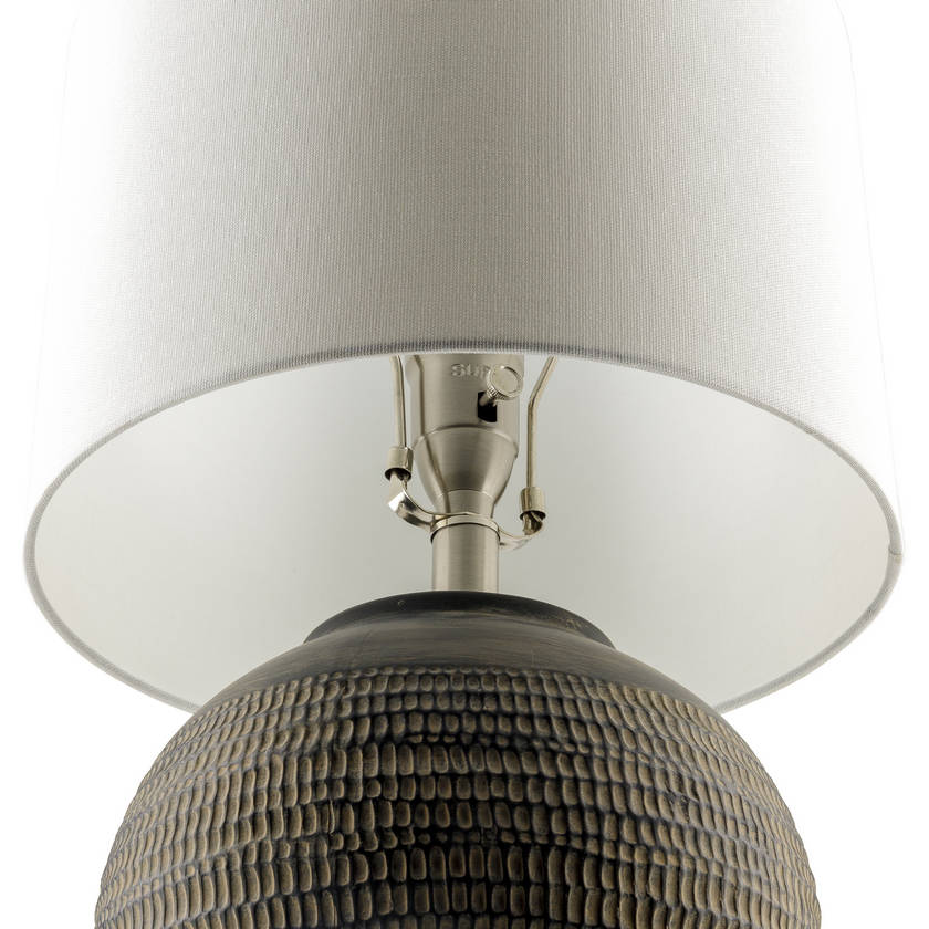 Nicholle Traditional White Table Lamp