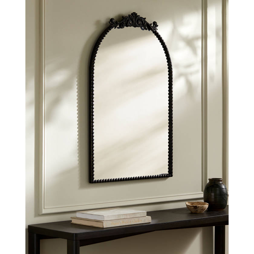 Margot Traditional Black Wall Mirror