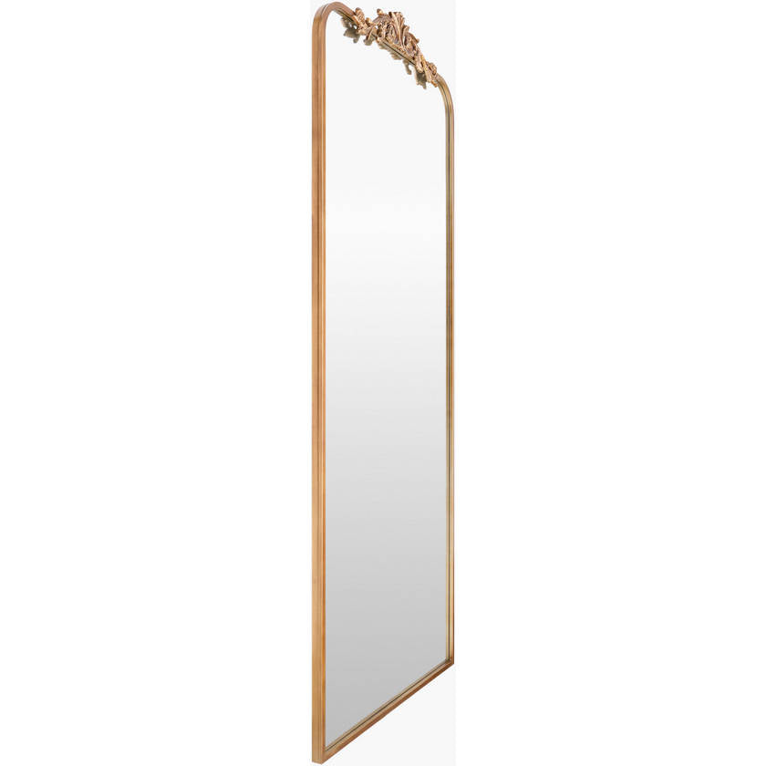 Virgil Traditional Gold Wall Mirror