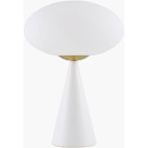 Terez Modern White Table Lamp