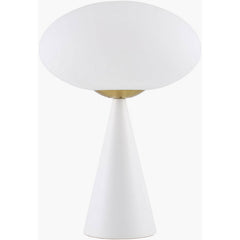 Terez Modern White Table Lamp