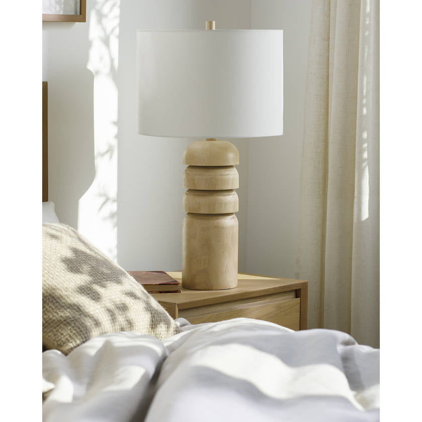Jameka Cottage Wood Table Lamp