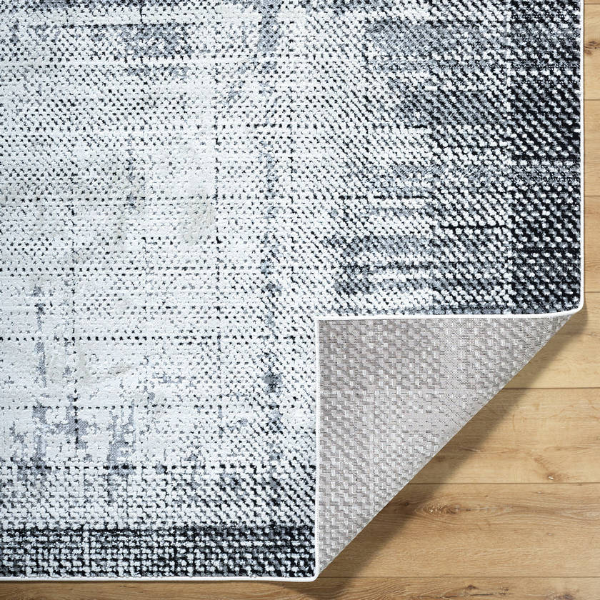 Drey Modern Black/Light Beige Area Rug