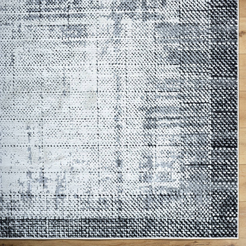 Drey Modern Black/Light Beige Area Rug