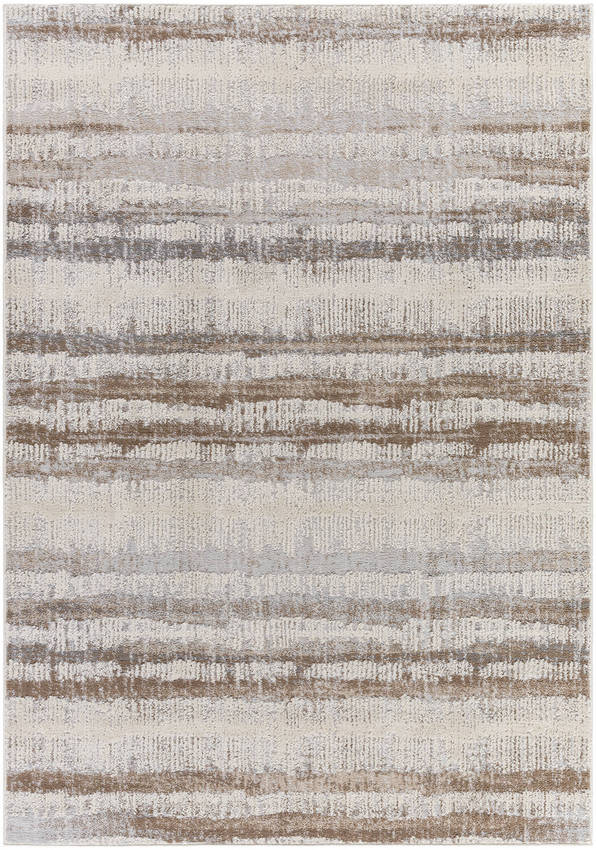 Kessa Modern Dark Brown Area Rug