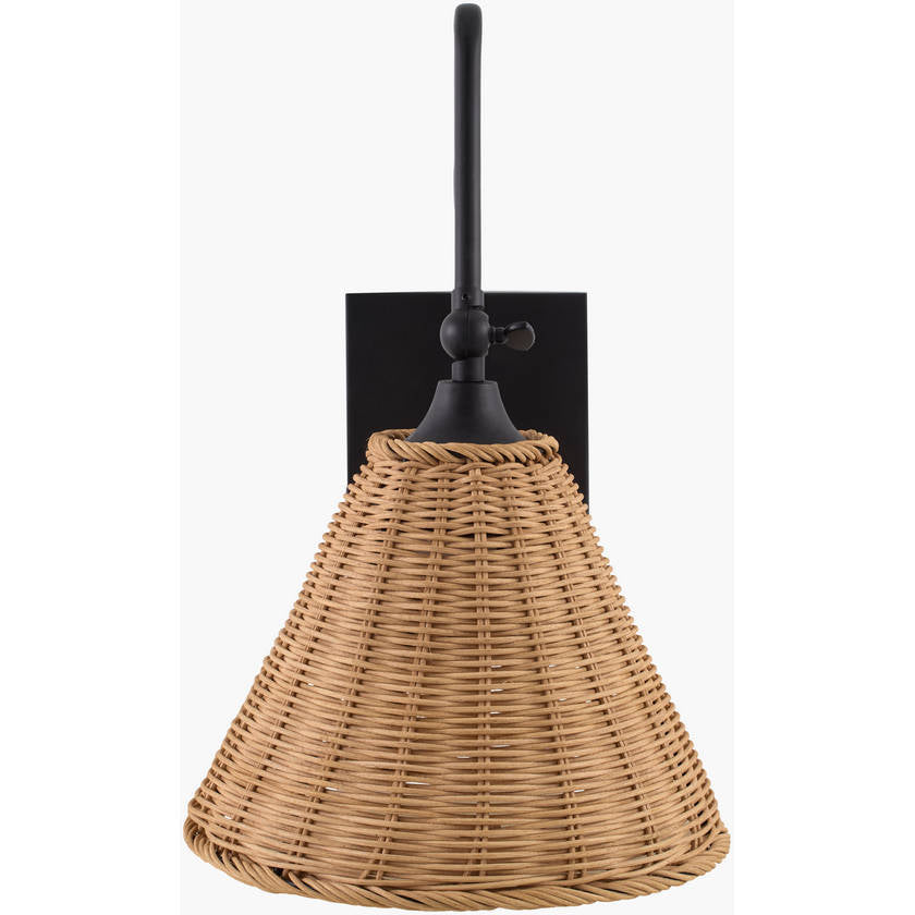 Lindzie Rustic Black Wall Sconces
