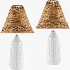 Karema Modern White Table Lamp