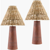 Nainoa Modern Dark Brown Table Lamp