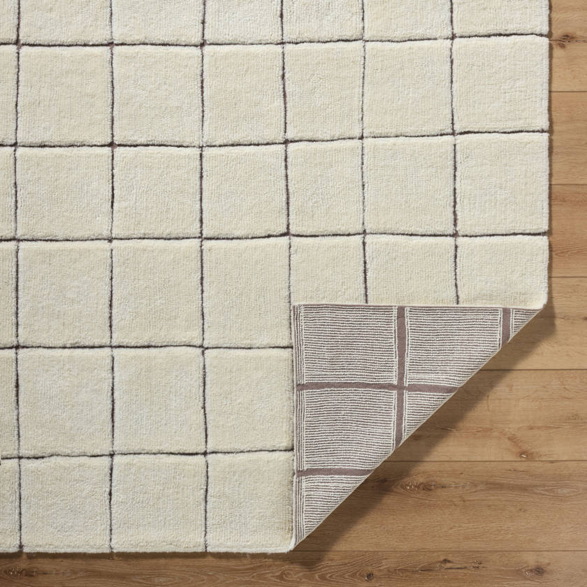 Jeannie Global Ivory Washable Area Rug